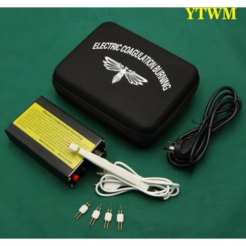 Electrocoagulation pen hemostatic device ophthalmic surgery tool plug-in double eyelid hemostatic burning pen