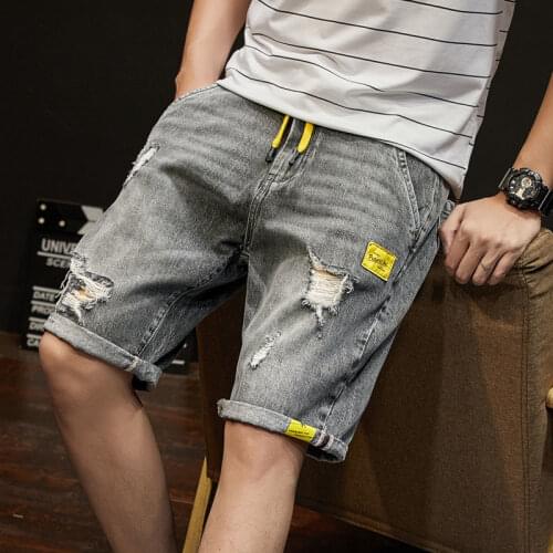 ESDYSAC Men's Denim Shorts
