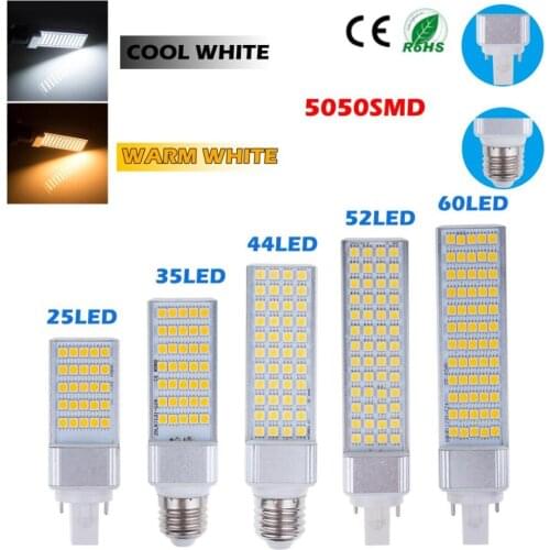 G24/E27 LED Bulbs 5W 7W 9W 12W 15W LED Corn Bulb Lamp Light SMD 5050 Spotlight 180 Degree AC85-265V Horizontal Plug Light
