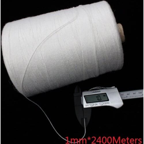 1mm*2400 Meters Cotton Rope 3 Strands Cord For DIY Handmade Garment Tag Accessory Craft Decorate