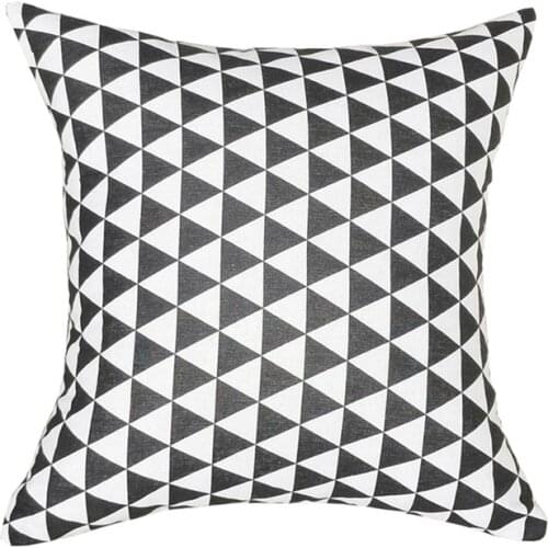 Square Nordic Style Leopard Plaid Sofa Cushion Short Plush Couch Pillow Waist Cushions Washable Cushion Home Decor