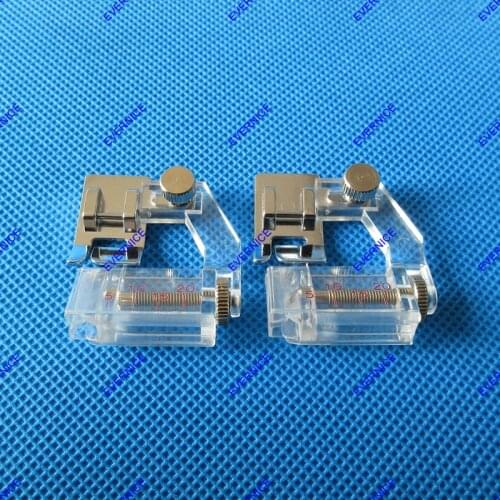 2 sets SNAP ON ADJUSTABLE BIAS TAPE BINDER FOOT for kenmore,janome,Pfaff,Elna