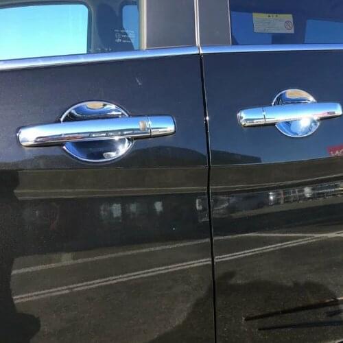 For Nissan Serena 2016 2017 2018 2019 Car Styling Chrome Exterior Door Handle Cover Door Handle Bowl Trim