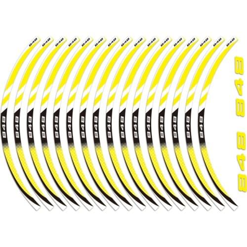 Kodaskin Wheel Rim Stickers Moto Stripe Tape Motorcycles Tries Wheel Decals Stickers For Ducati 848 Accessories