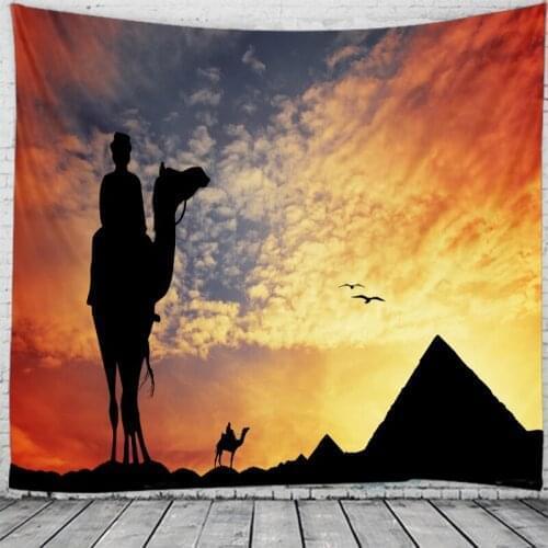 Ancient Egypt Tapestry Blanket Throw Wall-Hanging Psychedelic-Pattern Home-Deco