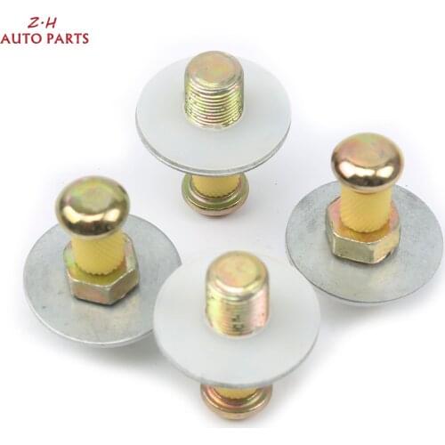 NEW OEM 4Pcs Door Lock Striker Pins 357 837 034 For VW Scirocco Jetta Golf MK2 Passat B3 B4 AUDI A100 A200 357 837 034