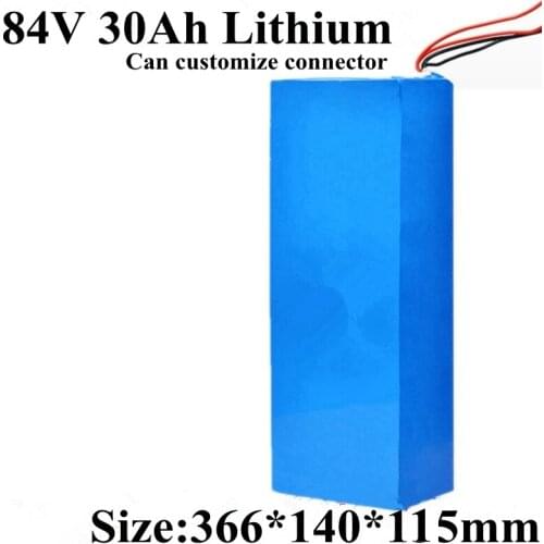 Great Power 84v 30Ah motor triciclo 3000w 1000w electric bike kit battery pack With BMS for tricycle bikes wheelchair +Charger