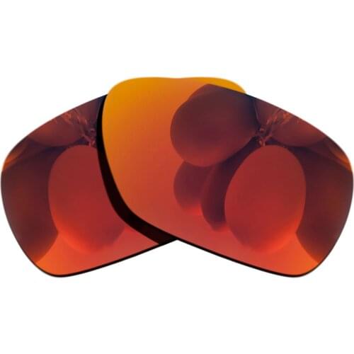 Polarized Sunglasses Replacement Lenses for-Inmate Frame - Fire Red