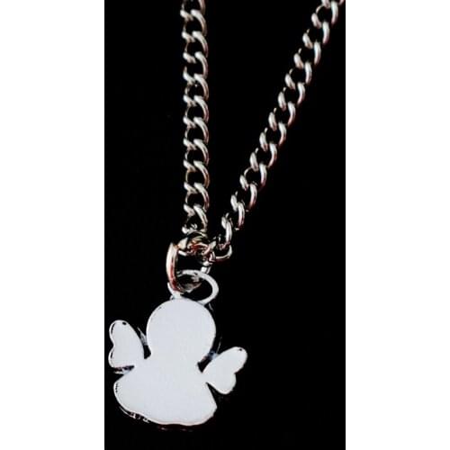 Silver Cute Angel Necklace Cherub Pendant Women Girls Jewelry Gifts For Friends 2019 NEW Fashion