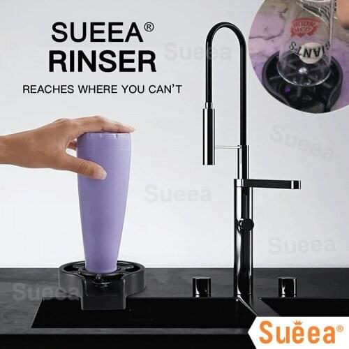 Sueea® Rinser Pitcher Wash Cup Automatic Cup Washer Faucet Glass Rinser For Kitchen Bar Accessories