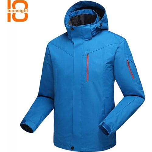 TENNEIGHT New Spring Autumn climbing Jackets ski clothing men Waterproof Windproof Outdoor Camping Hiking Cycling Jackets