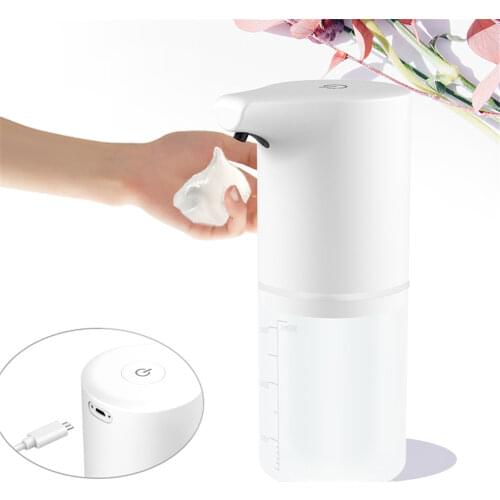 USB Automatic Soap Dispenser Auto Sensor Liquid Soap Dispenser Smart Induction Foam Dispenser Touchless Hand Sanitizer Dispenser