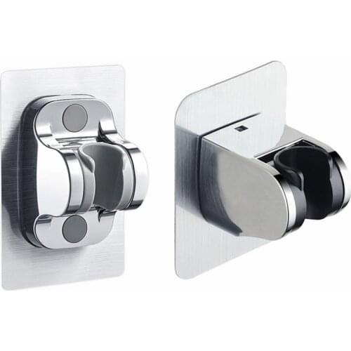 1PCS Shower Head Holder Self-Adhesive Wall Mounted Shower head Fixed Base Plate Adjustable Bracket for Home Bathroom Accessories