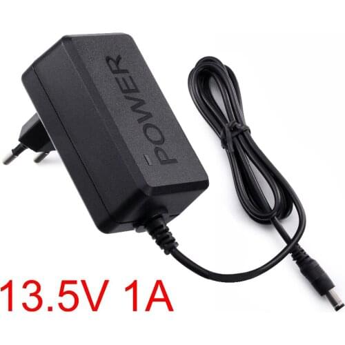 100PCS 13.5V 1A AC 100V-240V Converter Adapter DC 13.5V 1A 1000mA Power Supply EU Plug 5.5mm x 2.1-2.5mm