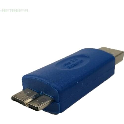 100pcs/lot Standard USB 3.0 Type A Male To USB 3.0 Micro B Male Plug Connector Adapter USB3.0 Converter Adaptor AM To MicroB