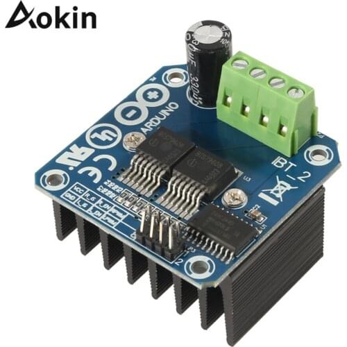 2Pcs BTS7960 43A High Power Motor Driver Module Smart Car Driver Module for Arduino Current Limit