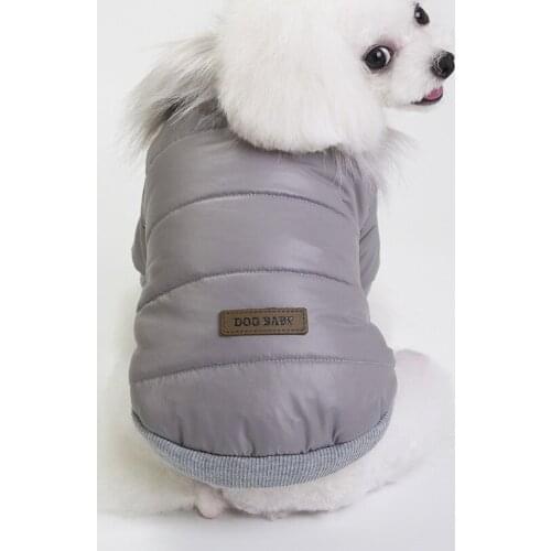 2019 Autumn and Winter New Pet Down Jacket With Fur Collar Dog Thick Warm Coat S-2XL