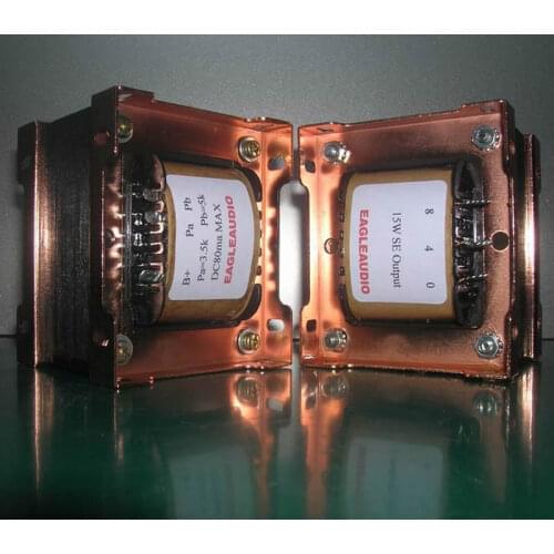 3.5K, 5K universal single-ended amplifier output transformer, primary current: 100ma primary inductance: 18H, suitable for 300B