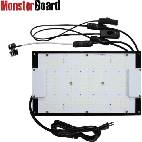 3000K 3500K 120W Geeklight V4 plus monster board lm301h led grow light mix UV IR switch full spectrum for increasing blooming