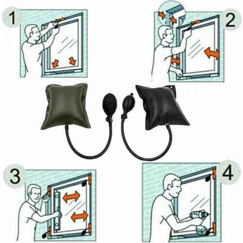 1pcs Emergency Inflatable Airbag Adjustable Pump Wedge Locksmith Tools Thicken Car Door Repair Air Cushion Doors and Windows