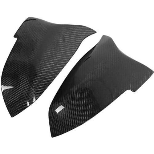 Car mirror protect car side mirror guard Pair Rearview Mirror Covers Dry Carbon Fiber Automobile Repacking for M Style Fit for