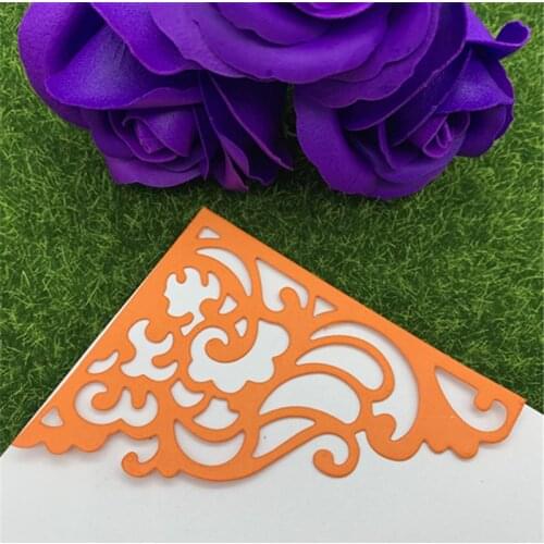 Hollow lace album hanging frame corner decoration hand-embossed DIY album scrapbook greeting card decoration metal cutting mold