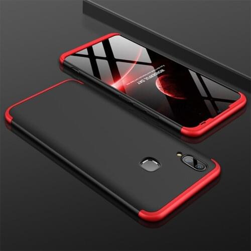 3 IN 1 Case For Vivo Y91 Case 360 Full Protection Shockprrof Matte Cover For Vivo Y91 Y95 6.22" 1816 1817 1820 1811 PD1818BF_EX