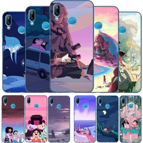 Cartoon Steven Universe case For Huawei P9 P10 P20 P30 P40 P smart Lite Plus Pro cases Y5 Y6 Y7 2017 2018 nova 3i soft Cover