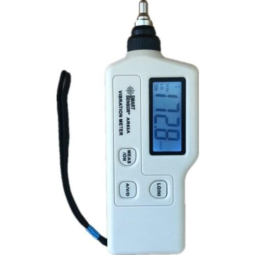 Digital Vibration Meter Vibrograph Vibrometer Vibration Tester Analyzer w/Acceleration Velocity Displacement Test AR63A