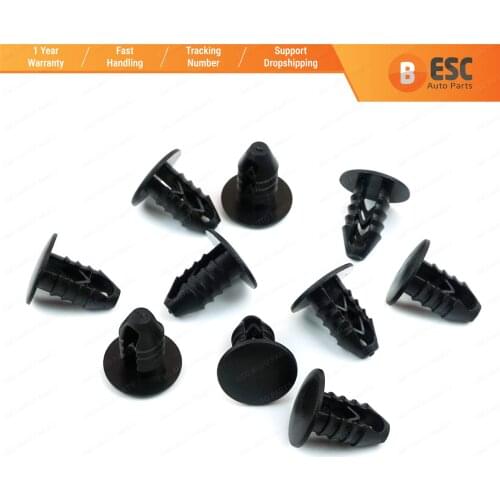 ESC ECF5044 10 Pieces Fir Tree M.10 Clips For Renault Fiat Head Size: 15.70 mm