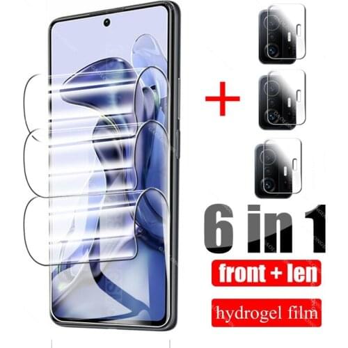Mi 11T Pro Hydrogel Film For Xiaomi 11T 11TPro 11 T Mi11T Xiaomi11T Screen Protector On Xaomi Mi 10t Mi10t Pro 10 t Camera glass