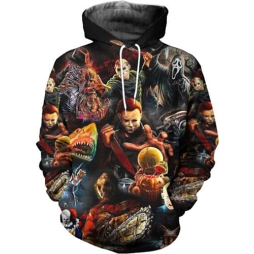 Happy Halloween 3D All Over Printed Hoodie Men/Women Harajuku Fashion Hooded Sweatshirt Autumn Unisex hoodies Drop ship H-00312