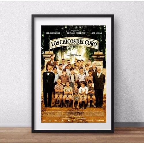 Customized Prints Classic Movie Les choristes (2004) Poster Canvas Cloth Wall Art Paintings For Living Room Decor