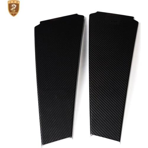 Carbon Fiber Column Frame C Pillar For Maserati Quattroporte Ghibli 2013 14 15 16 17 18 Carbon Fiber Column Trims Car Styling