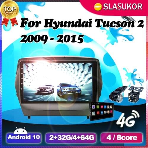 For ix35 Hyundai Tucson 2 2009 2010 2011 2012 2013 2014 2015 Radio GPS DVD Android 10.0 4G Multimedia Car Video Player No 2 din
