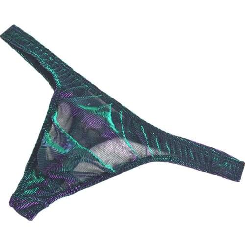 Men Underwear Briefs Shorts Pouch Lingerie Underpants Bottoms Pants Lace Thong Sexy Underwear Mens See Through Tanga Hombre