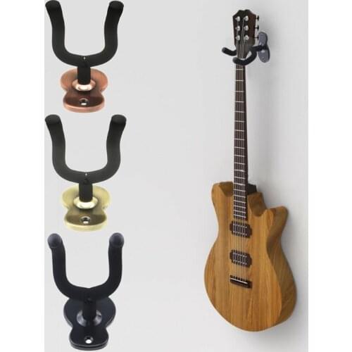 Guitar Wall Mount Hanger Guitar Style Wall Holders Hooks Stands for Acoustic Electric Bass Classical Ukulele Guitar