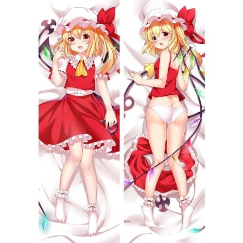 2020-Auguest update Anime TouHou Project Flandre Scarlet Dakimakura body Pillow case Hugging Body Pillow Cover