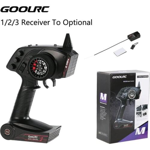 Original GoolRC TG3 2.4GHz 3CH Digital Radio Remote Control Transmitter with 1/2/3Receiver for RC Car Boat Parts Accessories