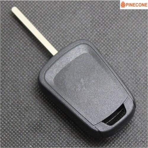 PINECONE for OPEL VAUXHALL INSIGNIA ASTRA ZAFIRA Car Key Case With Uncut Hu100 Blade Emergency Car Key Shell FOB 1 PC