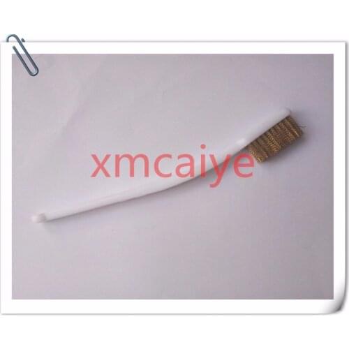 Plastic Handle Brass Bristle Wire Brush,printing machine parts