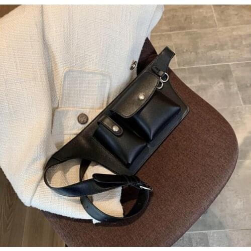 2021 PU Pack Men Women Belt Bag Hip Bum Waist Bag Phone Holder