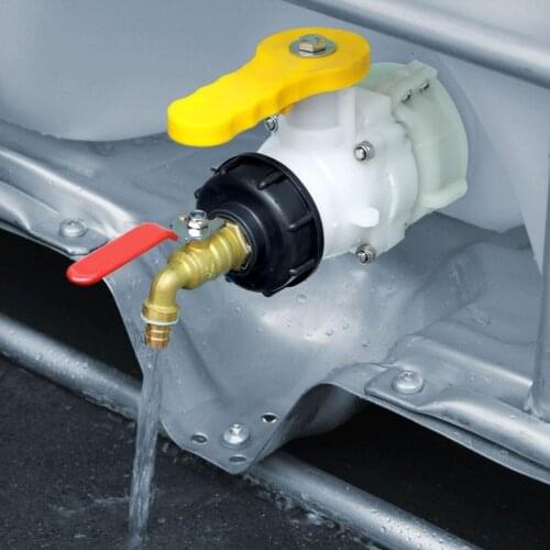 Durable IBC Tank Fittings S60X6 Coarse Threaded Cap Female 60Mm "Adapter ", 1 Thread Connector 1/2 To 3/4", S1W3