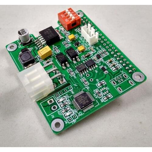 Raspberry pi to vending machine MDB cashless interface adapter board with housing working with bill acceptor,coin validator