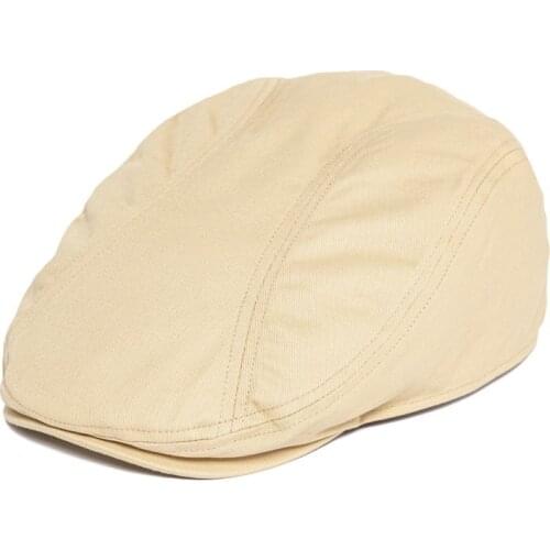 BOTVELA New Flat Cap Men 100% Cotton Ivy Caps Summer Fall Newsboy Hat 820