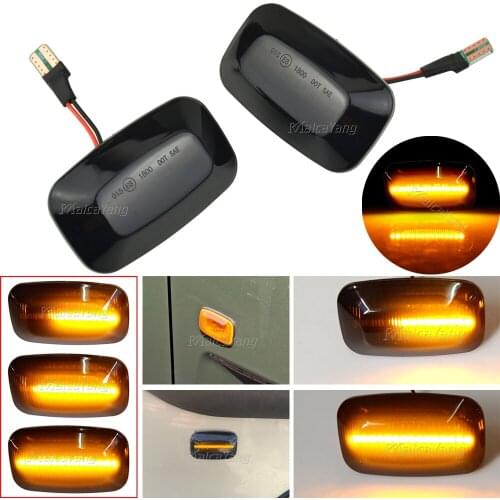 Led Dynamic Side Marker Turn Signal Lights Indicator Sequential Lamp For Toyota Landcruiser Land Cruiser 70 80 100 Series