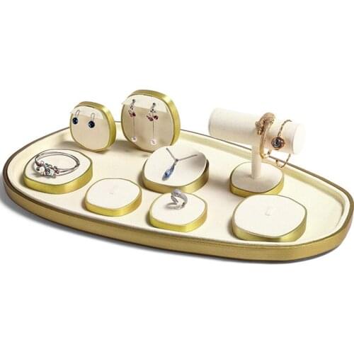 High-end jewelry display stand ring stand bracelet necklace earrings display stand window counter jewelry props