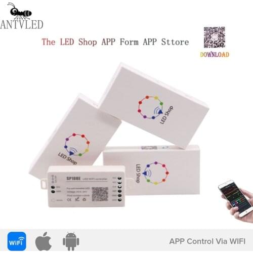 WS2812B WS2811 RGB LED Strip SP108E WiFi Magic Controller WS2813 WS2815 Etc LED Module Light Smart APP Wireless Control DC5-24V