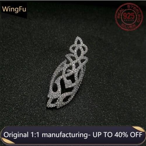February new style 925 sterling silver vine flower earrings silver original ear clip zircon luxury brand Monaco womens jewelry