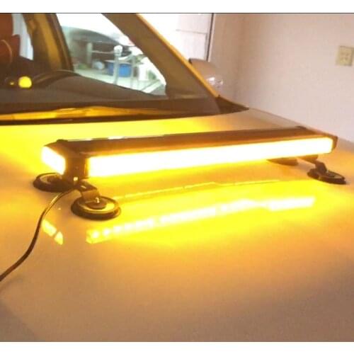 26 inch Led flash light bar Car warning light Police Fireman Ambulance Emergency beacon light Rescue Hazard Caution safety lamp